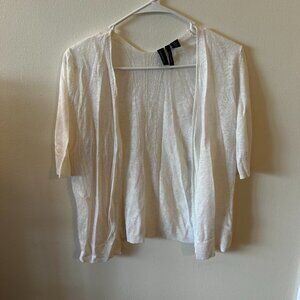 Cynthia Rowley White Cardigan